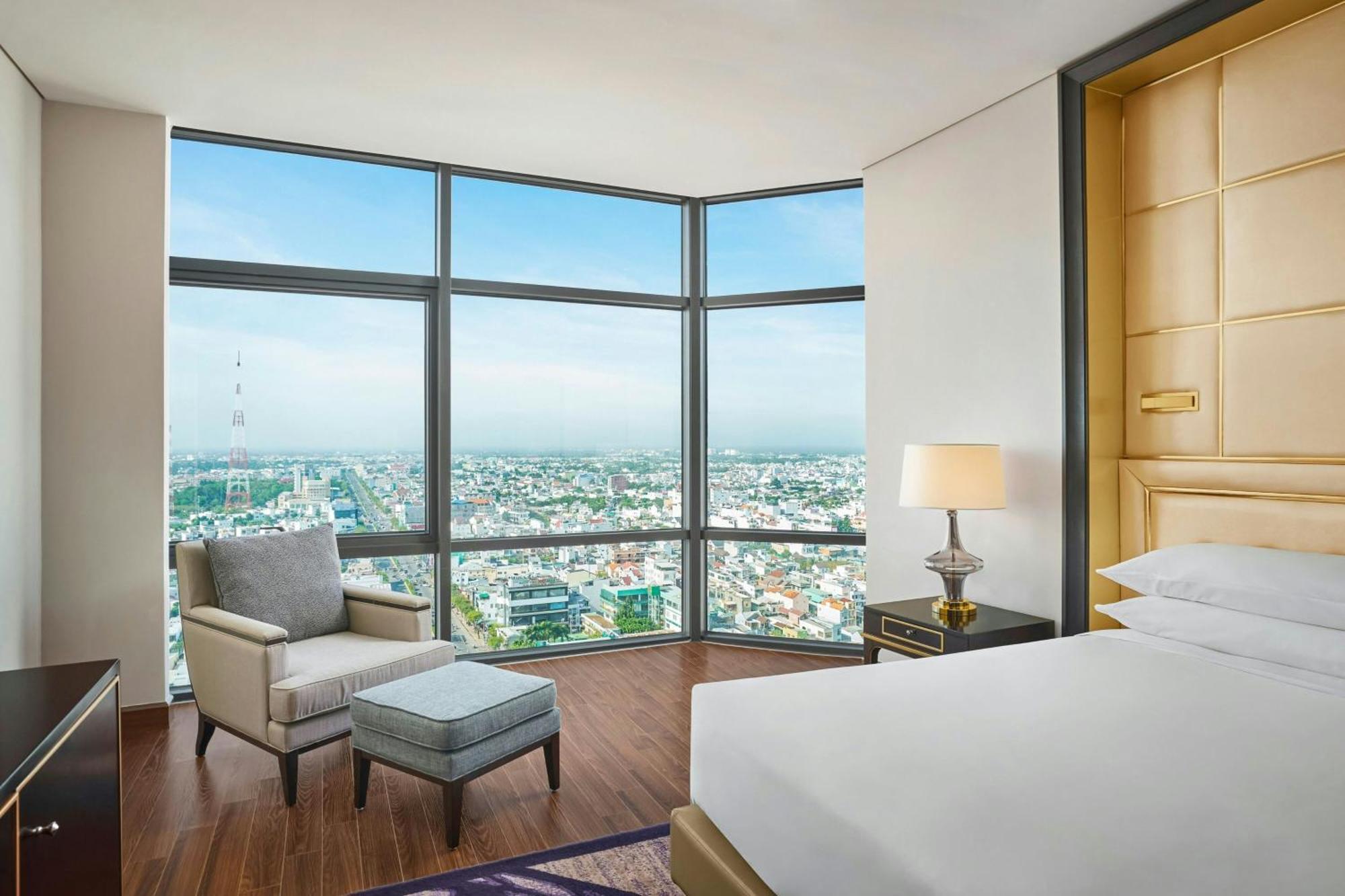 빈펄 호텔 껀터 외부 사진 A bedroom at the hotel